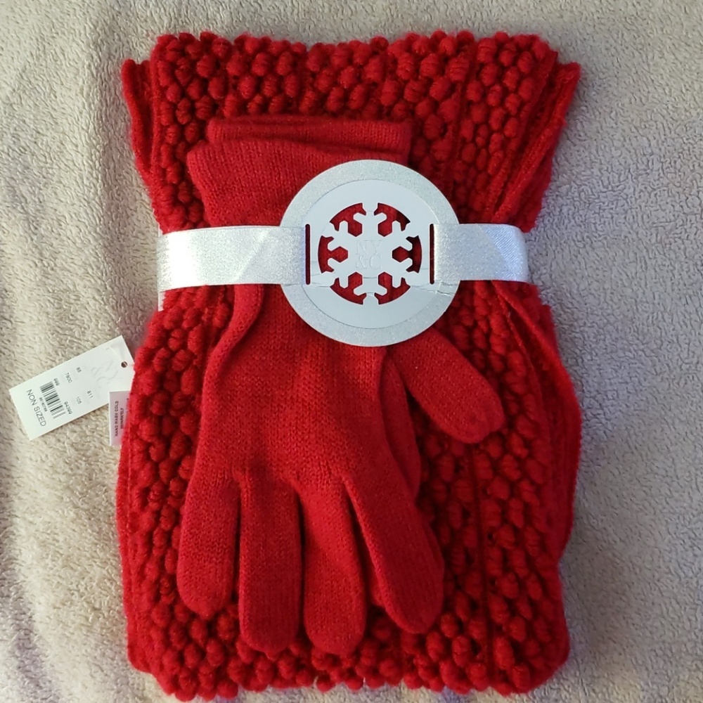 Winter scarf and gloves NY&C
